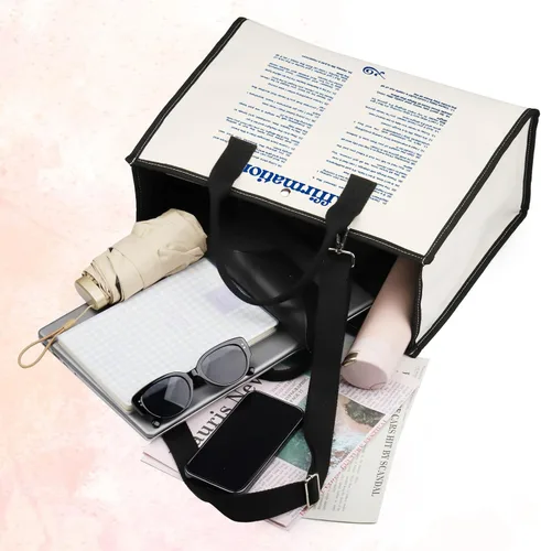 Miniatura 3 de BWWKTOP Bolsa de lona con letras de canciones, álbum de cantante, regalos inspirados en los fanáticos del cantante, bolsa de hombro para fanáticos