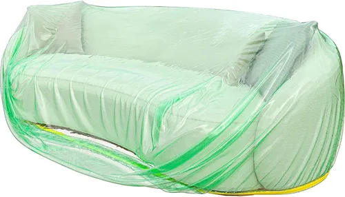 Miniatura 5 de Skywin Funda para muebles para mudanzas, 101 x 75 x 50 pulgadas, funda de plástico grande para muebles, fundas de muebles para almacenamiento