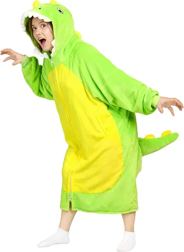 Miniatura 23 de Waitu Manta Ponible de Oso con Capucha, Divertidos Disfraces de Halloween, Regalos de Cumpleaños para Mujeres, Hombres, Niños y Niñas, Manta