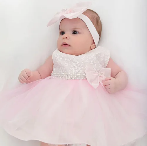 Miniatura 7 de Lilax Vestido de tul de encaje para niña de 3 piezas