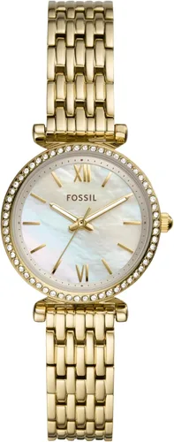 Miniatura 29 de Fossil Carlie - Reloj de cuarzo de acero inoxidable de tres manecillas para mujer