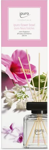 Miniatura 5 de ipuro - Essentials Room Fragrance Flower Bowl 6.8 fl oz Ambientador con fragancia floral, mandarina, bergamota, jazmín, violeta y madera de cedro