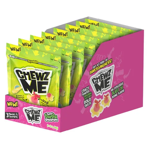 Miniatura 13 de ChewzMe Tangy Turtlz - Gomitas rellenas de gelatina con forma de tortuga envueltas individualmente en varios sabores, 8.46 onzas (paquete de 1)