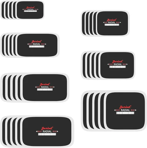 Miniatura 5 de Kit de parches de neumáticos ZERINT TP-M85B, parches de reparación de capas sesgadas resistentes, kit de parches de neumáticos para reparación