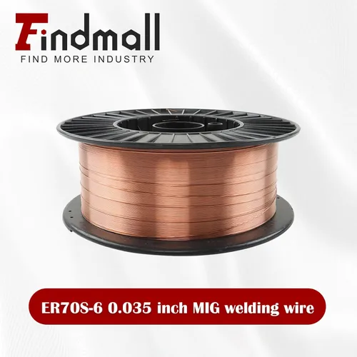 Miniatura 2 de findmall ER70S-6 Alambre de soldadura MIG de acero suave de 0,035 pulgadas, carrete de 33 libras, apto para todas las posiciones de soldadura de gas