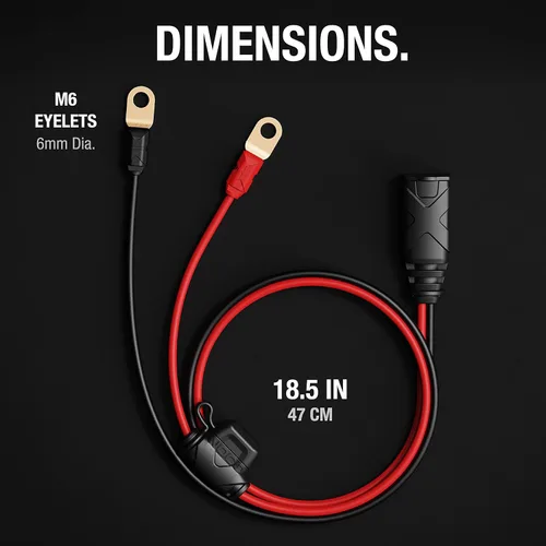 Miniatura 10 de NOCO GC002 X-Connect Accesorio de Terminal de Ojal M6 para Cargadores de Batería Inteligentes Genius
