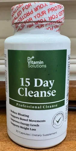 Miniatura 16 de Dr Vitamins Alivio natural instantáneo de la hinchazón y ayuda intestinal de limpieza durante 15 días, desintoxicación para hombres y mujeres