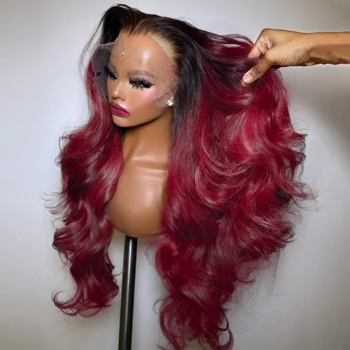 Miniatura 16 de BAIICS Pelucas de cabello humano rubio miel con encaje frontal transparente HD de 13 x 6 pulgadas, peluca frontal de encaje transparente HD 12A