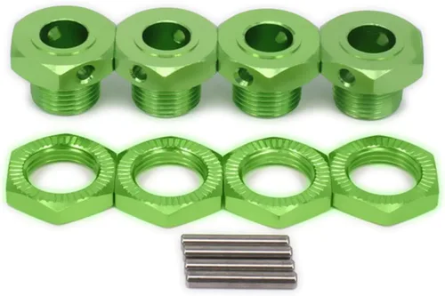 Miniatura 5 de Adaptador de tuercas de rueda hexagonal de aluminio de 0.669 in para Arrma 6s BLX Infracción Limitless Mojave Typhon hopups piezas de actualización