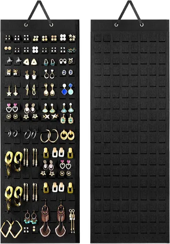Miniatura 9 de Lolalet Organizador Colgante de Aretes con 20 Ganchos para Mujeres, Organizador de Aretes de Pared Colgador de Aretes, Almacenamiento de Aretes