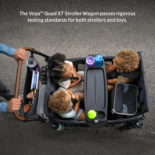 Miniatura 7 de Radio Flyer Voya XT Cochecito Vagón para Bebé – Carrito Rodante de Juego al Aire Libre y Carrito de Playa con Ruedas, Vagón Cochecito Cuádruple
