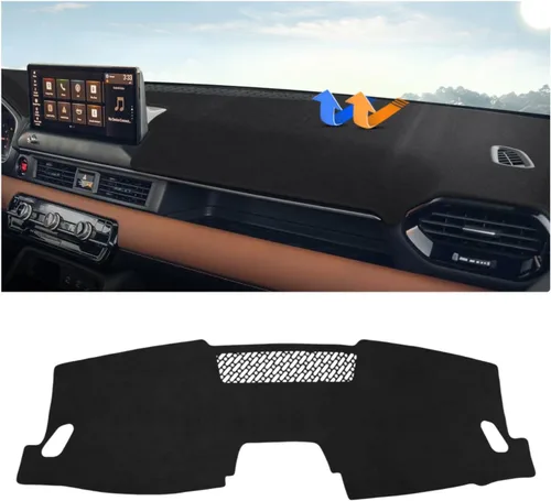 Miniatura 42 de Autorder - Tapete para salpicadero para 2007-2013 Chevy Chevrolet Silverado/GMC Sierra con dos guanteras, accesorios, cubierta de salpicadero
