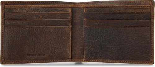 Miniatura 4 de Lucky Brand Men's Bifold Wallet ID Window Card Slots Genuine Leather Organization Durable Stylish