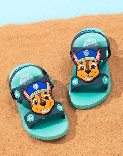 Miniatura 2 de Paw Patrol Sandalias para niños Deslizadores azules para niños con correa de apoyo Chase The Police Dog Zapatos de verano Calzado sin cordones