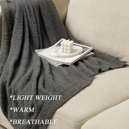 Miniatura 4 de Bearberry - Manta de forro polar súper suave y esponjosa para sofá, cama o sofá cama, manta cálida y acogedora para todas las estaciones