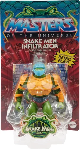 Miniatura 7 de Mattel Masters of the Universe Origins - Juego de figuras de acción y accesorios, juguete coleccionable de la Guardia Eterniana de 5.5 pulgadas