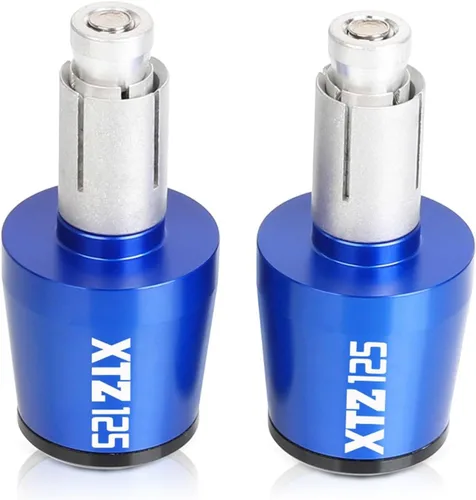 Miniatura 19 de Motocicleta para Y&AMAHA XTZ125 XTZ 125 2021 2022 2023 78 pulgadas 22MM Tapas de empuñadura antivibraciones Tapones de manillar de motocicleta Negro