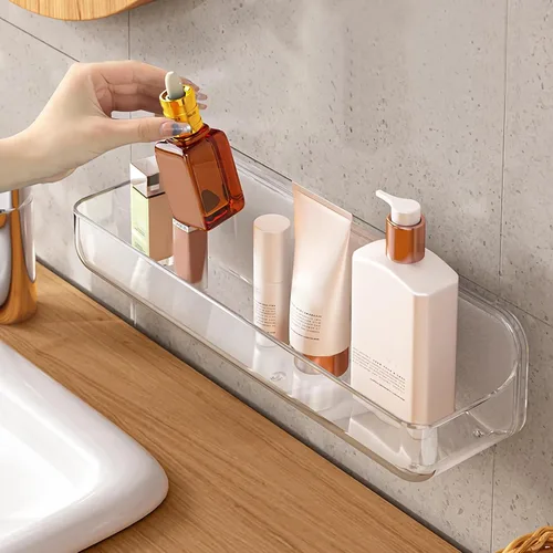 Miniatura 10 de Diesisa Organizador acrílico para montaje en pared, 5.1 pulgadas de profundidad x 10.9 pulgadas de ancho x 6 pulgadas de alto, organizador