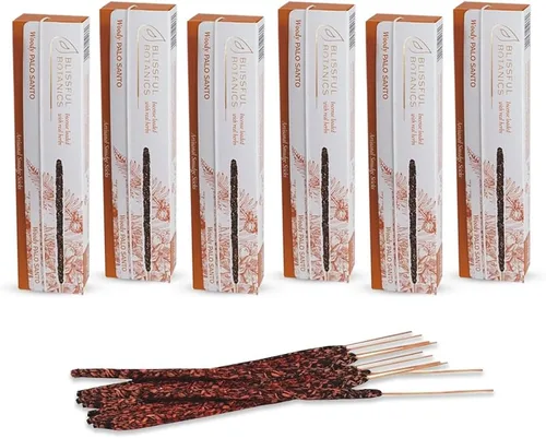 Miniatura 11 de Tulasi Nag Champa - Varitas de incienso surtidas/paquete variado – 180 varillas enrolladas a mano, 12 aromas naturales Sándalo, lavanda, vainilla