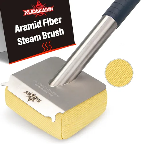 Miniatura 10 de XUDAKAIXIN Cepillo de parrilla de vapor sin cerdas, [Ultra seguro y eficiente] Limpiador de parrilla para parrilla al aire libre, cabezal