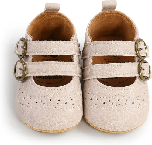 Miniatura 4 de BENHERO Zapatos de bebé para niñas zapatos planos Mary Jane para bebé vestido de boda zapatos deportivos para bebé