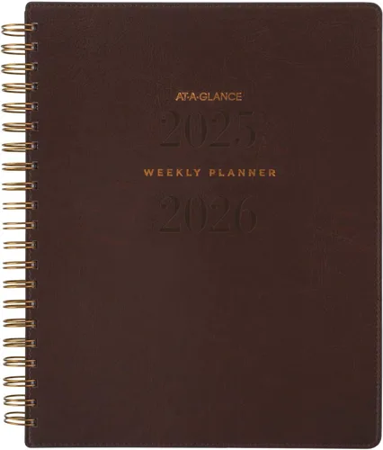 Miniatura 9 de AT-A-GLANCE Planificador 2026-2027 semanal y mensual académico 13 meses julio-julio, 8-1/2 x 11 pulgadas, firma, azul marino (YP905A20)
