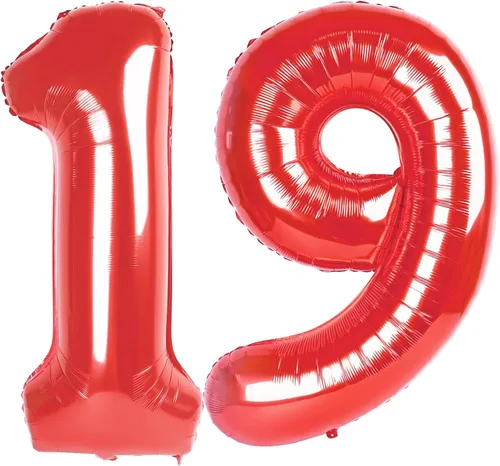 Miniatura 205 de Globo de cumpleaños número 4 dorado de 40 pulgadas, globos gigantes del número cuatro 14 24 34 40 44 2024, globos grandes de lámina de mylar para Oro