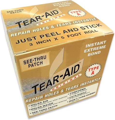 Miniatura 7 de Tear-Aid Kit de reparación, rollo de parche para telas Tipo A