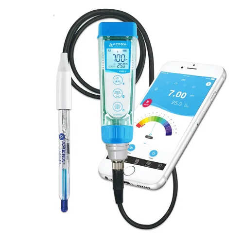 Miniatura 13 de Apera Instruments PH60Z-MS Kit de Probador de Medidor de pH Inteligente Portátil con Electrodo de pH Semi-Micro LabSen 246-5 ATC para Medición de pH