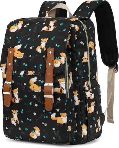 Miniatura 7 de Bee - Mochila para laptop para mujeres y niñas, mochila escolar universitaria de 15.6 pulgadas, mochila informal de viaje, tamaño grande