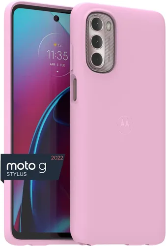 Motorola Moto G Stylus (2022) Funda Protectora - Ajuste de precisión, elegantes fundas absorbentes de golpes para teléfonos - Rosa atardecer [NO
