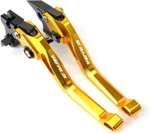 Miniatura 6 de TEMKIN W 3D Rhombus CNC - Palanca de freno de embrague corto ajustable para motocicleta Yamaha YZFR3 YZF-R3 MT03 MT 03 2014 2015 2016 2017 2018-2022