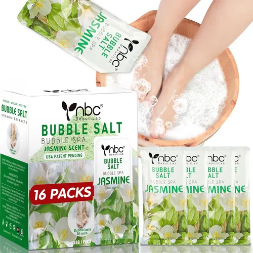 Miniatura 8 de Remojo de pies de pedicura, baño de pies de spa, kit de pedicura, baño de pies de burbujas para pies agrietados y cansados y secos, pies de atletas