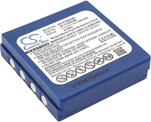 700mAh Replacement Battery for HBC BA222060 Radiomatic BA203060 FUB 3A Radiomatic BA222060 FUB3A Radiomatic Micron 5 FUA71 Radiomatic Fub03A