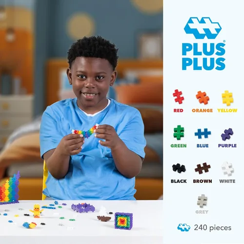Miniatura 2 de PLUS PLUS, Tubo de juguete básico 240 piezas