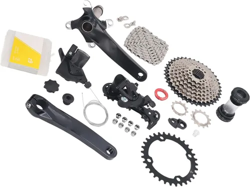 Miniatura 4 de Airshi Casete de velocidad de bicicleta, 11 a 40T Drop Gear Design 9 Speed Groupset para refit