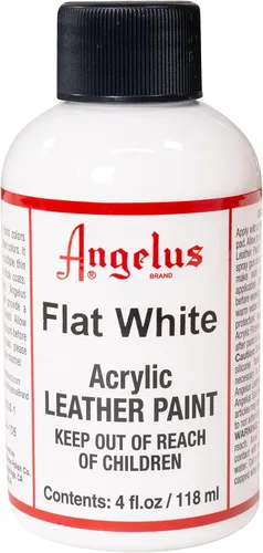 Miniatura 47 de Angelus - Pintura acrílica para cuero, 4 Fl Oz, color blanco - Pintura para cuero profesional flexible, resistente a grietas, arañazos