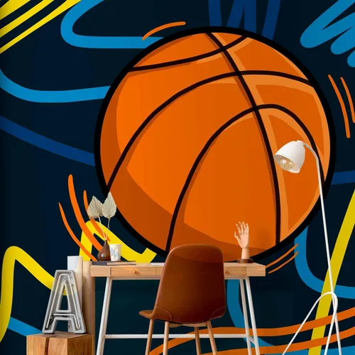 Miniatura 6 de artgeist Wall Mural Basketball 79x55 in - Non-Woven Wallpaper Fleece Wall Decor Photo Print Picture Image Design Home Mural Hall Sport i-A-10010-a-a
