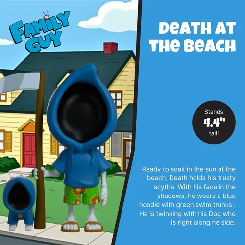 Miniatura 2 de Youtooz Family Guy Death at The Beach, figura de vinilo de 4.4 pulgadas, coleccionable de gama alta de la colección