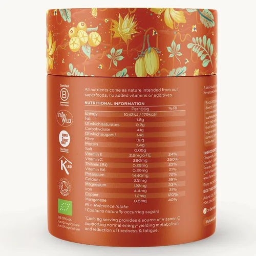 Miniatura 2 de Aduna Mezcla de superalimentos de energía orgánica Mezcla 100% natural para agitar con más de 10 superalimentos para energía natural