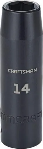 Miniatura 11 de CRAFTSMAN Dado de impacto profundo, métrico, accionamiento de 1/2 pulgada, 12 mm (CMMT16073)