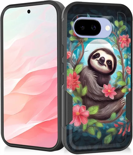 Miniatura 96 de Funda para Pixel 7a, resistente de doble capa híbrida de policarbonato duro de goma suave a prueba de golpes para Google Pixel 7A 6.1 pulgadas