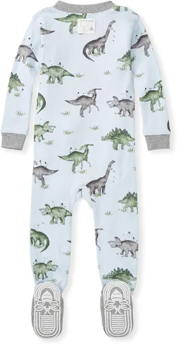 Miniatura 2 de Burt's Bees Baby Baby Boys' Pajamas, Zip-Front Non-Slip Unisex Footed Sleeper Pjs, Organic Cotton