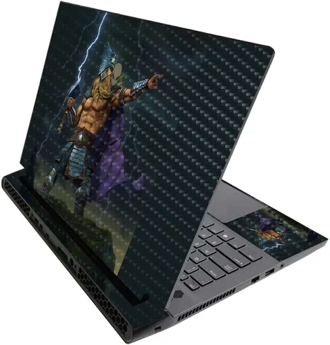 Miniatura 217 de MightySkins - Skin brillante con purpurina para Alienware M17 R3 (2020) y M17 R4 (2021) - Diversión de los años 90 Acabado duradero con purpurina