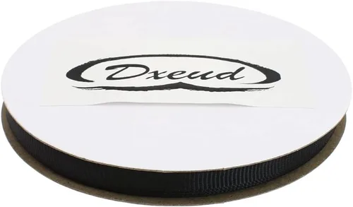 Miniatura 3 de Cinta de grogrén sólido de 25 yardas cada rollo con borde tejido 100% poliéster (1/4 pulgada, negro)