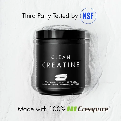 Miniatura 4 de CLEAN Creatina - Creapure 100% creatina monohidrato en polvo para la salud muscular, el rendimiento y el apoyo cognitivo Certificado por terceros