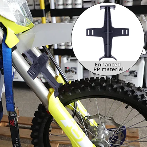 Miniatura 4 de Soporte de horquilla universal para motocicleta de 10.6 pulgadas, protección de horquilla de plástico, protector de horquilla, ahorrador