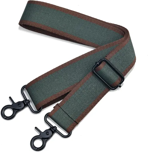 Miniatura 96 de Correa de Bolso Ancha Correa de Hombro Ajustable Correa de Repuesto Cruzada Correa de Bolso de Hardware Plateado