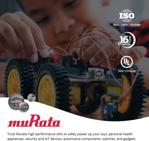 Miniatura 7 de Murata Batería CR2032 DL2032 ECR2032 3V Litio Moneda Celda (10 Baterías)