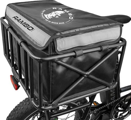 Miniatura 4 de Rambo Bikes - Bolsa térmica portátil grande, color negro